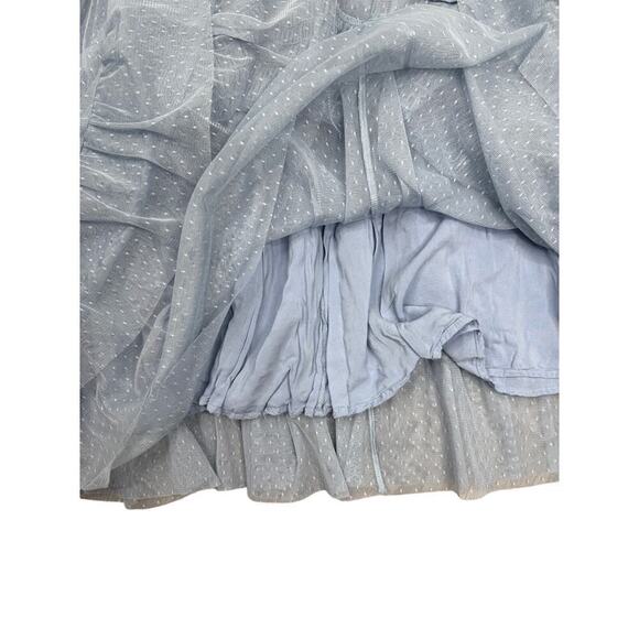 Anthropologie Maeve Tulle Midi Skirt Size Small Color: Blue - Picture 5 of 12